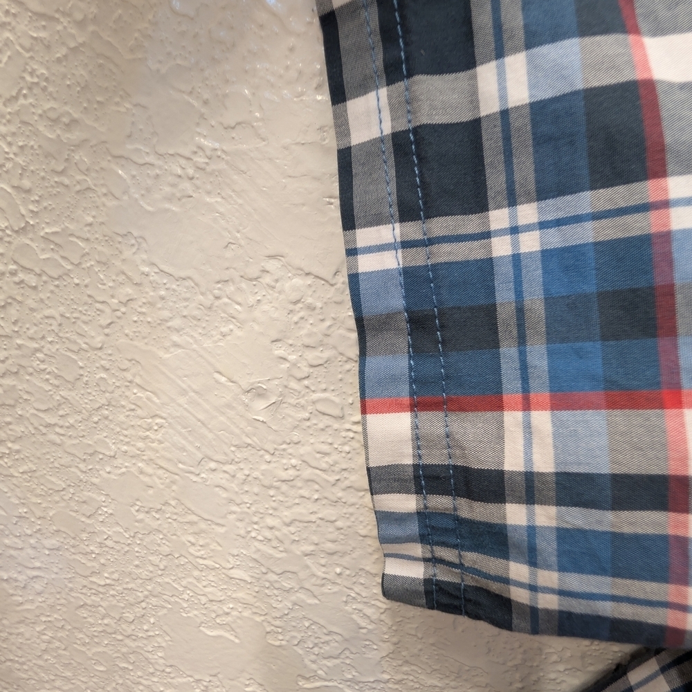 Wrangler Men's Multicolor Plaid Button Down Shirt - Picture 6 of 10